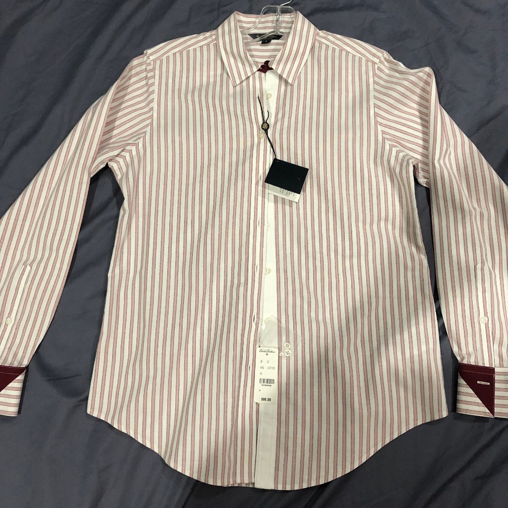 Brooks Brothers Pink & White Blazer Size 4